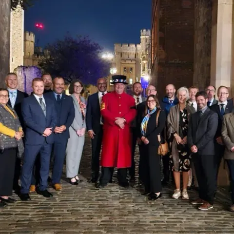 Photograph from ‘Hosting the UK FCDO and Canadian defence representatives’
