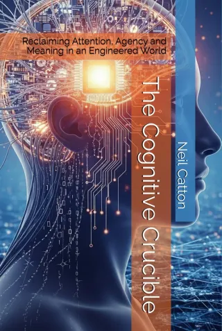 The Cognitive Crucible: Reclaiming Attention, Agency and Meaning in an Engineered World, by Neil Catton — cover